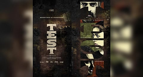 First look poster of the upcoming Tamil film, 'Test.' (Photo | Twitter)