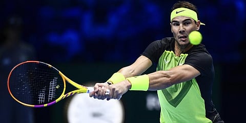 The 22-time Grand Slam champion Rafael Nadal will miss next week's Barcelona Open as he works on his fitness ahead of the French Open in May and June. (File photo | AP)