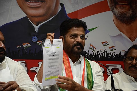 Telangana Pradesh Congress Committee president A Revanth Reddy.(File Photo)