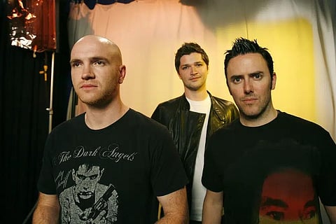 FILE - Band members from The Script, Mark Sheehan, left, Danny O'Donoghue, center, and Glen Power pose for a portrait, Friday, May 29, 2009 in New York. (Photo | AP)