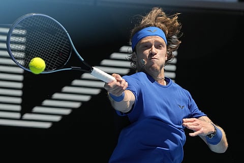 Andrey Rublev of Russia (File Photo | AP)
