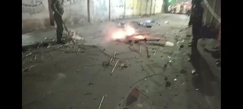 Violence erupts in West Bengal's Hooghly during BJP's Ram Navami procession. (Photo | Special Arrangement)