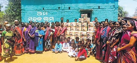 Debrigarh wildlife sanctuary’s first ‘green village’ is taking shape in Dhodrokusum village near Hirakud wetland.