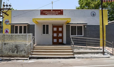A view of the Tiruchy Corporation’s Health and Wellness Centre building at Kora street in Tiruchy. About 36 such centres are coming up in the city | MK Ashok Kumar