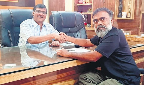 Producer Jayanna and Director Suri. (Photo | Special Arrangement)