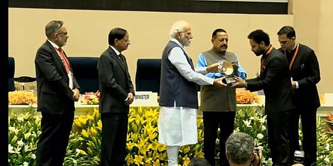 An award to cherish. (Photo | Special Arrangement)