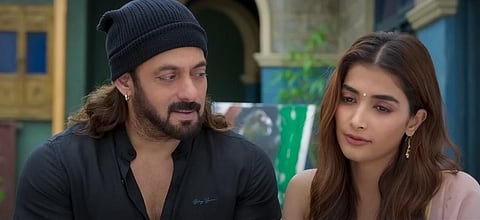 A still from the trailer of the movie 'Kisi Ka Bhai Kisi Ki Jaan' (Photo | YouTube)