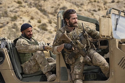 This image released by Metro Goldwyn Mayer Pictures shows Dar Salim as Ahmed, left, and Jake Gyllenhaal as Sgt. John Kinley in a scene from 'Guy Ritchie's The Covenant.' (Photo | AP)