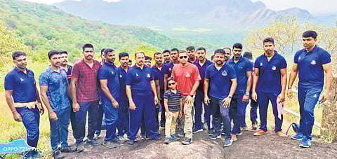 This is just one of the many outings of police officers in Kanniyakumari. Others include, scuba diving, sports.