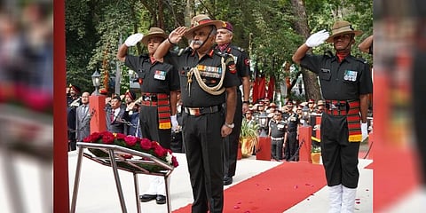 The celebration commenced with a solemn ceremony to pay tributes to the bravehearts at the Shillong War Memorial.