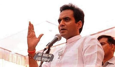 Pankaj Singh, the BJP MLA from Noida and son of Union Defence Minister Rajnath Singh. (Photo | Pankaj Singh Twitter)