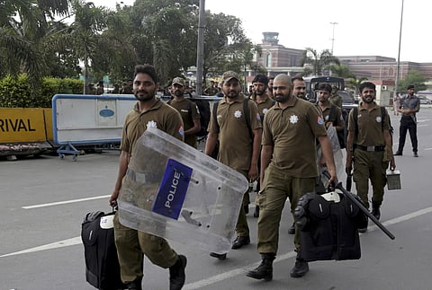 Pakistani police officers. Image used for representational purpose ( Photo | AP)