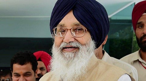 Late former Punjab CM Parkash Singh Badal. (Photo | PTI)