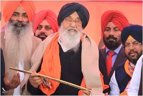 Shiromani Akali Dal (SAD) patriarch Parkash Singh Badal died on April 25. (Photo | PTI)