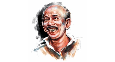 Mamukkoya (1946-2023).(Express Illustration Sourav Roy