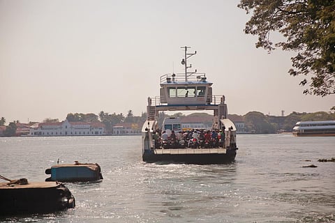 Fort Kochi-Vypeen jankar service. (Photo | Sunish P Surendran)