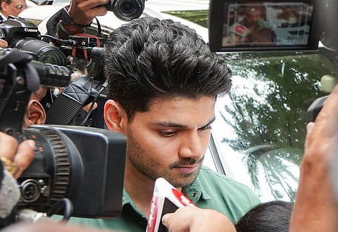 Bollywood actor Sooraj Pancholi arrives at a special CBI court for a verdict in the actor Jiah Khan suicide case in Mumbai, April 28, 2023. (Photo | PTI)
