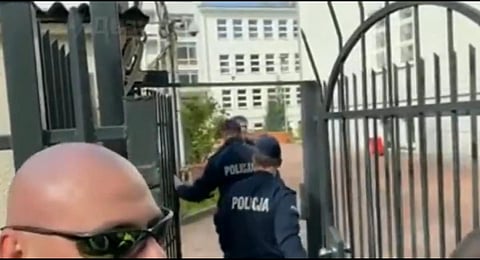 The school was meant for the children of diplomats.(Photo | Screengrab, Twitter)