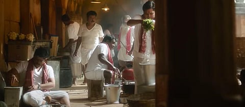 A scene from the movie 'Raghavendra Stores' (Photo | YouTube)
