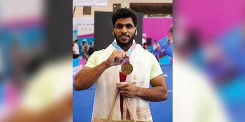 Weightlifter N Ajith