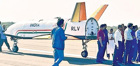 The Reusable Launch Vehicle used for autonomous landing in Chitradurga, Karnataka | isro