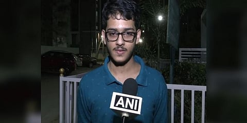 JEE Mains 2023 topper Singaraju Venkat Koundiya (Photo | ANI)