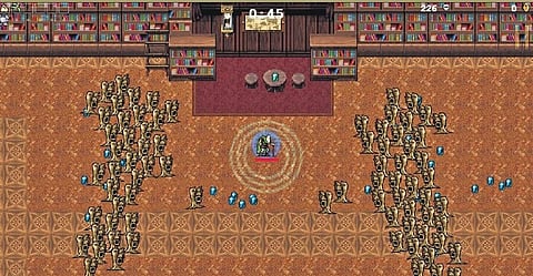 A surprising victory in the “best game” category in last week’s BAFTA game awards was a tiny game called “Vampire Survivors.