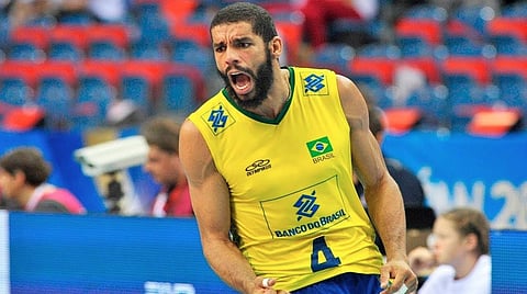 Brazilian volleyball player and Olympic volleyball gold medalist Wallace de Souza. (Photo | YouTube)