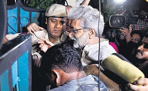 File photo of activist Gautam Navlakha | PTI