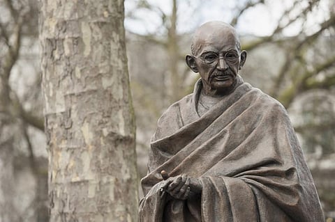 A statue of Mahatma Gandhi used for representative purposes only. (File Photo | AFP)