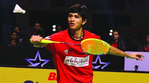 Tennis player Priyanshu Rajawat. (Photo | Priyanshu Rajawat Twitter)