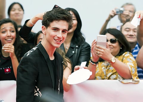 Actor Timothee Chalamet (Photo | AP)