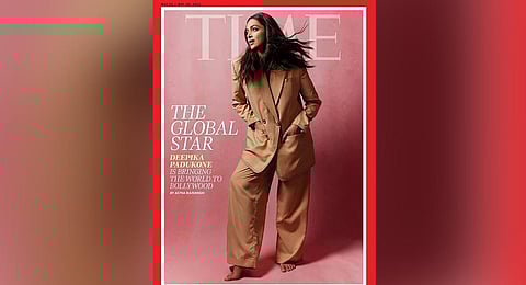 Deepika Padukone on TIME magazine. (Photo | PTI)