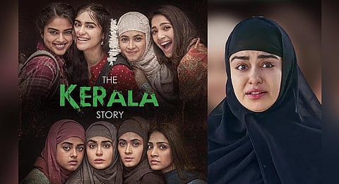 Poster of the film 'The Kerala Story' starring Adah Shah. (Photo | IMDb)