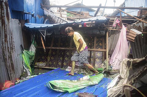 Mocha made landfall near Sittwe township with winds blowing up to 209 kilometres (130 miles) per hour, according to the reports from Myanmar’s Meteorological Department. (Photo | AP)