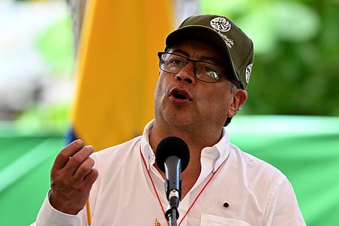 Columbian President Gustavo Petro said the children were discovered after 'arduous search efforts' by the military.
