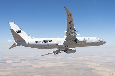 The P-8I aircraft is the Indian Navy’s long-range maritime patrol aircraft (Photo | Special arrangement)