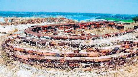 The Phanigiri excavation site in Suryapet district