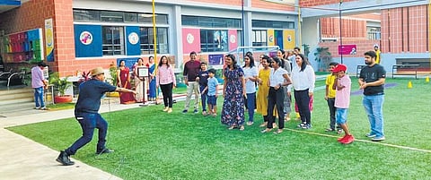 J J Prasad Babu, founder of Game Factory in Hyderabad