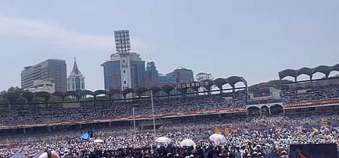 Kanteerava Stadium (Photo |Congress @ Twitter)