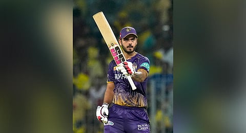 Kolkata Knight Riders captain Nitish Rana. (Photo| PTI)