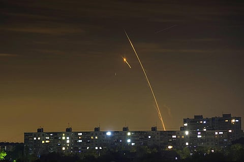 Russian rockets launch against Ukraine from Russia's Belgorod region. (File Photo | AP)