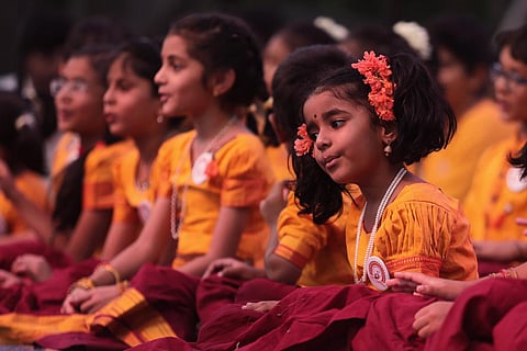Swarnam School of Music is a music institute that brings the Guru-Shishya Parampara into the age of digital education. (Photo | Sri Loganathan Velmurugan, EPS)