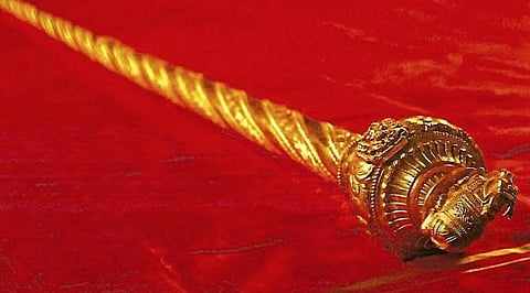 Prime Minister Narendra Modi will receive the sacred Sengol (sceptre) that symbolises fair and equitable governance and install it near the Lok Sabha Speaker’s podium. (Photo | PTI)