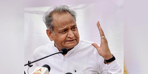 A file photo of Rajasthan Chief Minister Ashok Gehlot. (Photo | PTI)