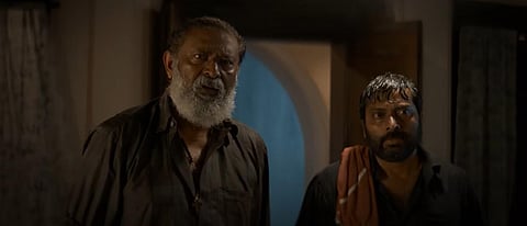 A YouTube screengrab from Jude Anthany Joseph's latest film, 2018 starring Lal and Narain.