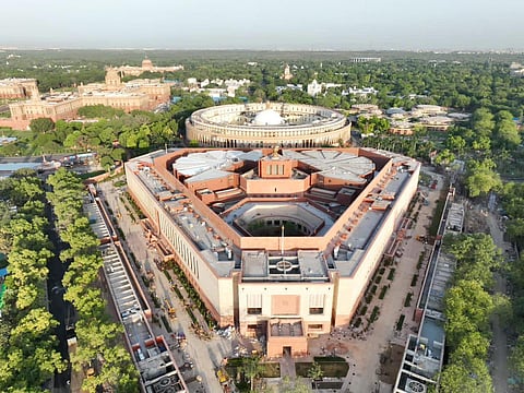 New Parliament Building.( Photo | PTI)