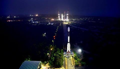 The countdown leading to the launch has commenced. (Photo | ISRO@twitter)
