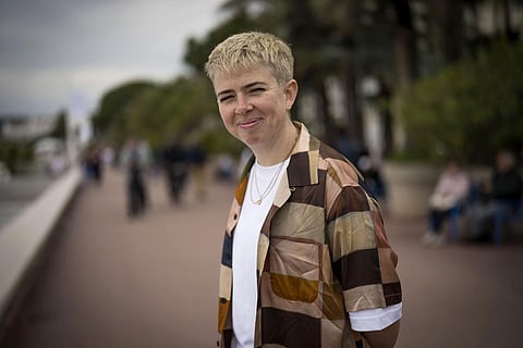 Molly Manning Walker poses for the film 'How to Have Sex' during the 76th international film festival, Cannes, southern France, May 21, 2023. (Photo | AP)