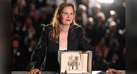 France’s Justine Triet becomes third female director to win Cannes’ top prize. (Photo | AFP)